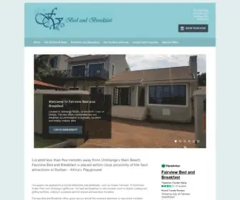 Umhlangabedandbreakfast.co.za(Luxury bed and breakfast accommodation in Umhlanga) Screenshot