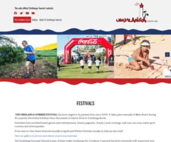 Umhlangafestivals.co.za(Umhlanga Festivals on the FunShine coast) Screenshot