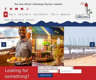 Umhlangatourism.durban(Visit Umhlanga & savour the ambience of a coastal town. Umhlanga Tourism) Screenshot