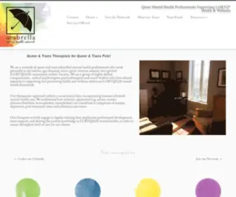 UMHN.ca(Umbrella Mental Health Network) Screenshot