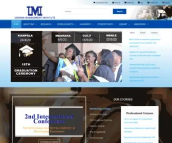 Umi.ac.ug(Uganda Management Institute) Screenshot