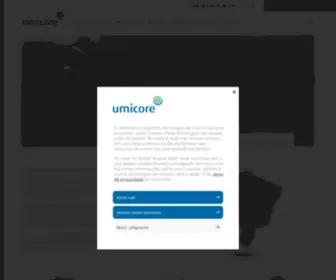 Umicore.com.br(Regional website Brazil) Screenshot