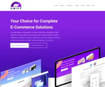 Umifydesign.com(Landing) Screenshot