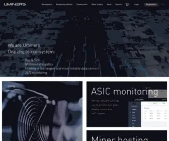 Uminers.com(One crypto eco) Screenshot