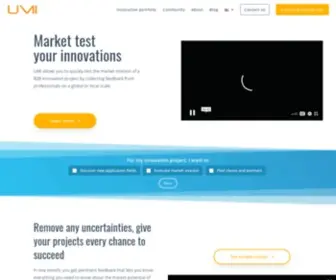 Umi.us(Market test your innovations) Screenshot