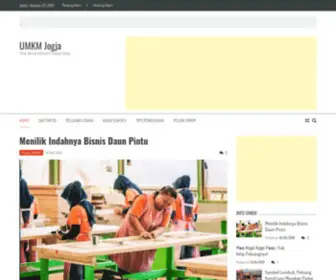 Umkmjogja.com(Portal informasi usaha dan sentra produk UMKM atau UKM wilayah Yogyakarta (Jogja)) Screenshot