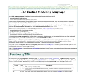 UML-Diagrams.org(The Unified Modeling Language (UML)) Screenshot