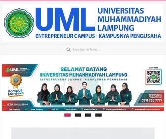 UML.ac.id(Entrepreneur Campus) Screenshot