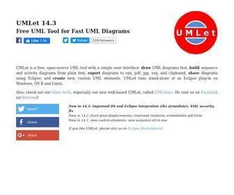Umlet.com(Free UML Tools for fast UML diagrams) Screenshot
