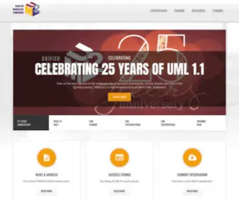 UML.org(UML Web Site) Screenshot
