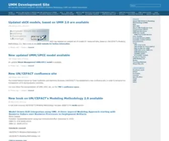 UMM-Dev.org(This website) Screenshot