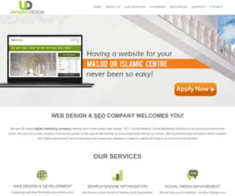 Ummah-Design.com(Muslim Web Design & Digital Marketing Company) Screenshot