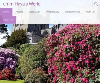 UmmhayasWorld.com(A world of Wonders) Screenshot