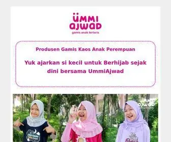 UmmiajWad.com(Gamis Kaos Anak Ummiajwad) Screenshot