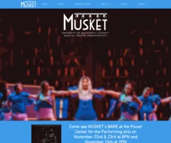 Ummusket.org(University of Michigan) Screenshot