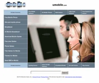 Umobile.com(Mobile) Screenshot