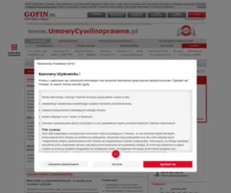 Umowycywilnoprawne.pl(Serwis poświęcony tematyce z zakresu umów cywilnoprawnych. Omawia zagadnienia) Screenshot