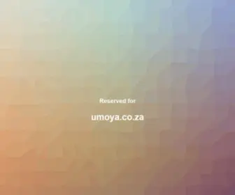 Umoya.co.za(Umoya) Screenshot