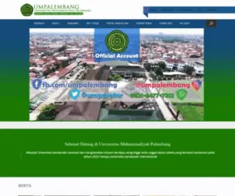 Umpalembang.ac.id(Universitas Muhammadiyah Palembang) Screenshot