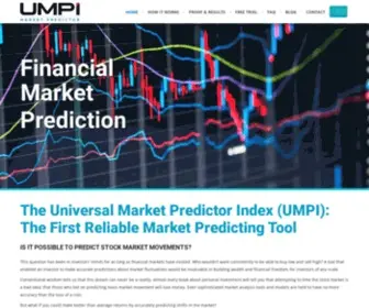 Umpindex.com(Predict Stock Market Trends) Screenshot