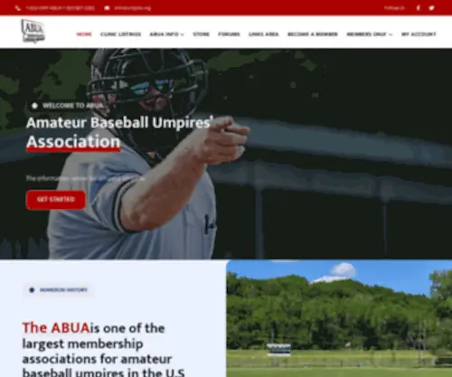 Umpireacademy.com(Home New) Screenshot