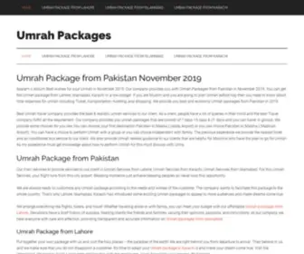 Umrahpackagesfrompakistan.com(Umrah Package from Pakistan November 2019) Screenshot