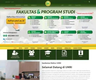 Umri.ac.id(Universitas Muhammadiyah Riau) Screenshot