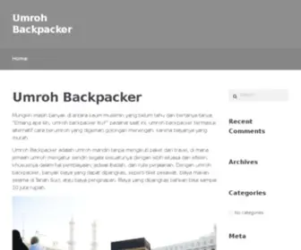 Umrohbackpacker.com(Paket Umroh Plus 2013 backpacker wisata muslim) Screenshot