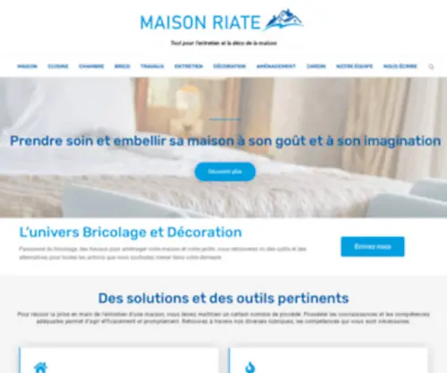 UMS-Riate.fr(MAISON RIATE ) Screenshot