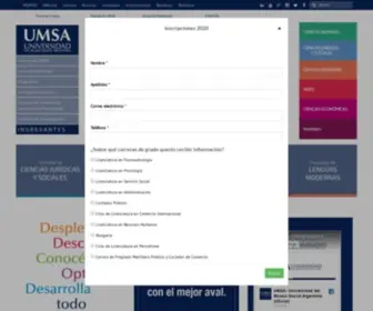 Umsa.edu.ar(Umsa) Screenshot
