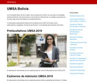 Umsabolivia.com(UMSA Bolivia) Screenshot
