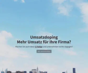 Umsatzdoping.de(√) Screenshot