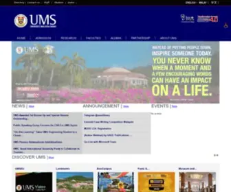 UMS.edu.my(UMS Official Website) Screenshot