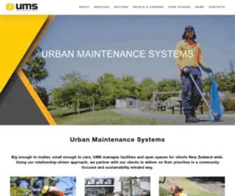 UMSNZ.co.nz(Urban Maintenance Systems (UMS)) Screenshot