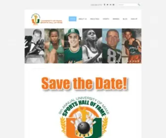Umsportshalloffame.com(UM Sports Hall of Fame) Screenshot