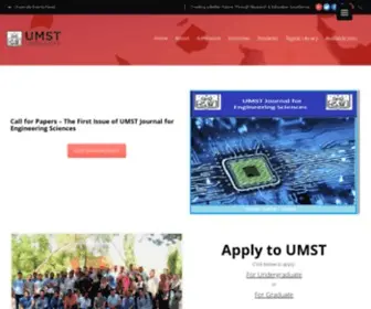 UMST-Edu.sd(UMST Edu) Screenshot