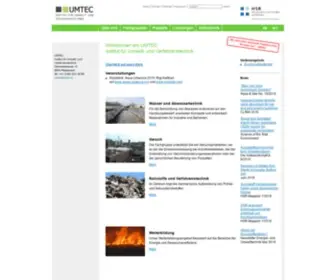 Umtec.ch(UMTEC: HOME) Screenshot