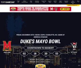 Umterps.com(Maryland Terrapins Athletics) Screenshot