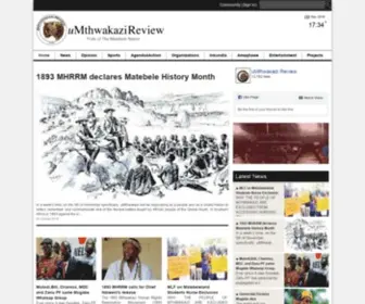 Umthwakazireview.com(UMthwakazi Review) Screenshot