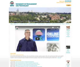 Umtweb.edu(University of Management and Technology) Screenshot