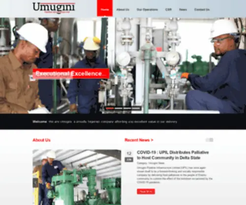 Umugini.com(Umugini Pipeline Infrastructure) Screenshot