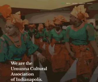 Umunna.org(Umunna Cultural Association of Indianapolis) Screenshot