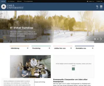 Umu.se(Umeå) Screenshot