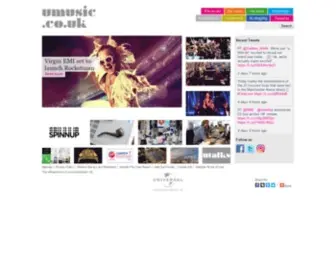 Umusic.co.uk(The official home of Universal Music UK) Screenshot