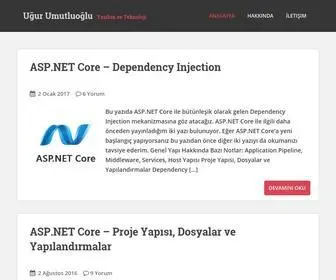 Umutluoglu.com(Uğur Umutluoğlu) Screenshot