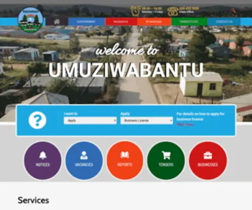 Umuziwabantu.gov.za(Umuziwabantu) Screenshot