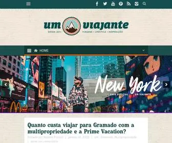 Umviajante.com.br(Um Viajante) Screenshot