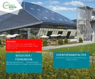 Umweltarena.ch(Ausflugsziel, Events, Ausstellungen) Screenshot