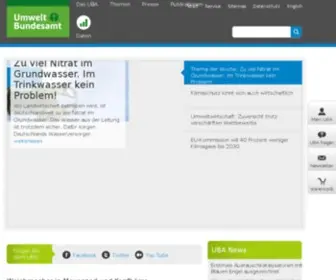 Umweltdaten.de(Umweltdaten) Screenshot