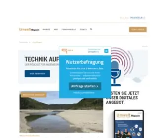 Umweltmagazin.de(Springer VDI Verlag) Screenshot
